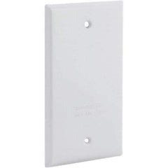 Hubbell-Raco - Weatherproof Box Covers Cover Shape: Rectangle Number of Holes in Outlet: 0 - Americas Tooling