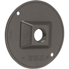 Hubbell-Raco - Weatherproof Box Covers Cover Shape: Round Number of Holes in Outlet: 1 - Americas Tooling