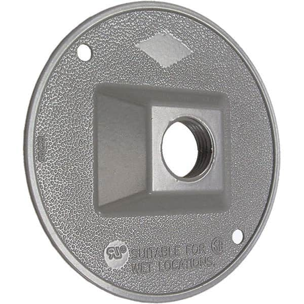 Hubbell-Raco - Weatherproof Box Covers Cover Shape: Round Number of Holes in Outlet: 1 - Americas Tooling