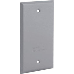 Hubbell-Raco - Weatherproof Box Covers Cover Shape: Rectangle Number of Holes in Outlet: 0 - Americas Tooling