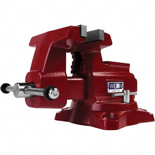 Wilton - Bench & Pipe Combination Vises Jaw Width (Inch): 6-1/2 Jaw Opening Capacity (Inch): 6-1/4 - Americas Tooling