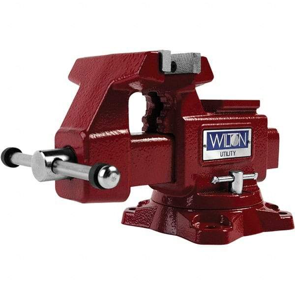 Wilton - Bench & Pipe Combination Vises Jaw Width (Inch): 4-1/2 Jaw Opening Capacity (Inch): 4 - Americas Tooling