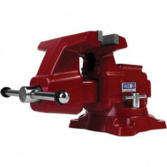 Wilton - Bench & Pipe Combination Vises Jaw Width (Inch): 8 Jaw Opening Capacity (Inch): 8-1/2 - Americas Tooling