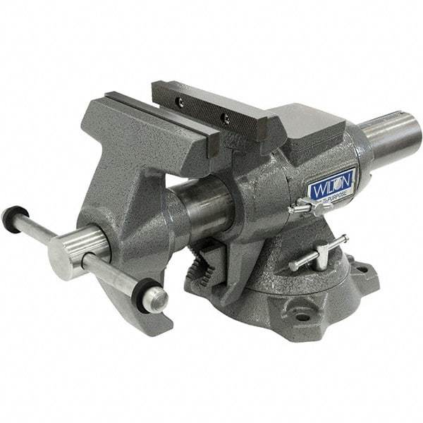 Wilton - Bench & Pipe Combination Vises Jaw Width (Inch): 5-1/2 Jaw Opening Capacity (Inch): 5 - Americas Tooling