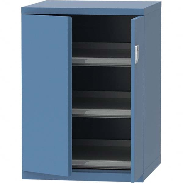 LISTA - 45 Compartment Bright Blue Steel Modular Storage Cabinet - Americas Tooling