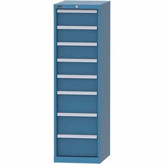 LISTA - 8 Drawer, 216 Compartment Bright Blue Steel Modular Storage Cabinet - Americas Tooling