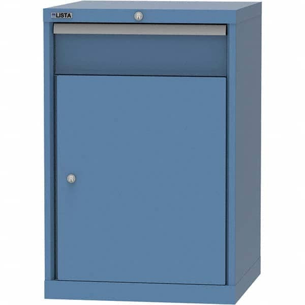 LISTA - 4 Drawer, 84 Compartment Bright Blue Steel Modular Storage Cabinet - Americas Tooling