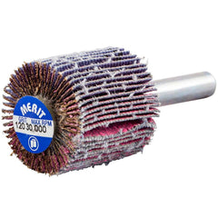 Merit Abrasives - Mounted Flap Wheels Abrasive Type: Coated Outside Diameter (Inch): 1 - Americas Tooling