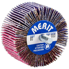 Merit Abrasives - 2 x 1" 80 Grit Ceramic Alumina Unmounted Flap Wheel - Americas Tooling