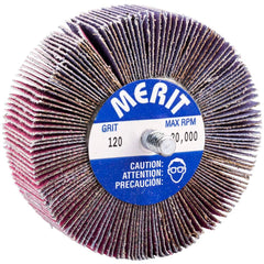 Merit Abrasives - 3 x 1" 120 Grit Ceramic Alumina Unmounted Flap Wheel - Americas Tooling