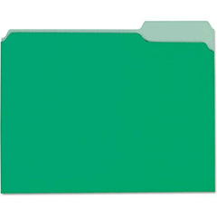 UNIVERSAL - File Folders, Expansion Folders & Hanging Files Folder/File Type: File Folders with Top Tab Color: Green - Americas Tooling