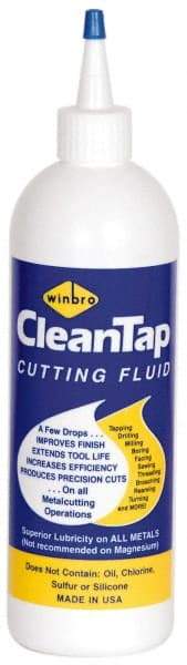 Winfield Brooks - CleanTap, 16 oz Bottle Cutting & Tapping Fluid - Water Soluble, For Machining - Americas Tooling