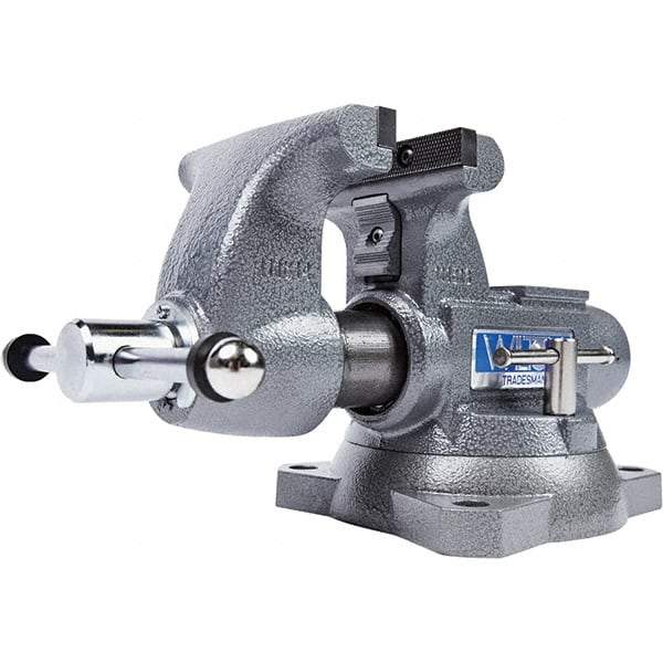 Wilton - Bench & Pipe Combination Vises Jaw Width (Inch): 5-1/2 Jaw Opening Capacity (Inch): 6-1/8 - Americas Tooling