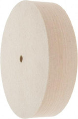 Value Collection - 8" Diam x 2" Thick Unmounted Buffing Wheel - 1 Ply, Polishing Wheel, 1/2" Arbor Hole, Medium Density - Americas Tooling