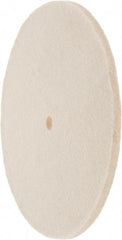 Value Collection - 8" Diam x 1/4" Thick Unmounted Buffing Wheel - 1 Ply, Polishing Wheel, 1/2" Arbor Hole, Soft Density - Americas Tooling