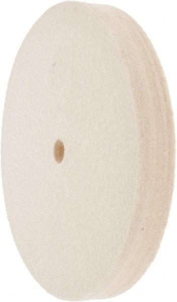 Value Collection - 6" Diam x 3/4" Thick Unmounted Buffing Wheel - 1 Ply, Polishing Wheel, 1/2" Arbor Hole, Medium Density - Americas Tooling