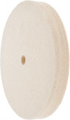 Value Collection - 6" Diam x 3/4" Thick Unmounted Buffing Wheel - 1 Ply, Polishing Wheel, 1/2" Arbor Hole, Medium Density - Americas Tooling