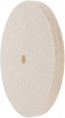 Value Collection - 6" Diam x 1/2" Thick Unmounted Buffing Wheel - 1 Ply, Polishing Wheel, 1/2" Arbor Hole, Soft Density - Americas Tooling