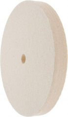 Value Collection - 6" Diam x 3/4" Thick Unmounted Buffing Wheel - 1 Ply, Polishing Wheel, 1/2" Arbor Hole, Soft Density - Americas Tooling