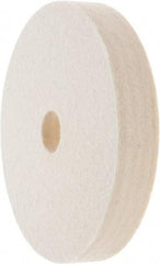 Value Collection - 6" Diam x 1" Thick Unmounted Buffing Wheel - 1 Ply, Polishing Wheel, 1" Arbor Hole, Soft Density - Americas Tooling