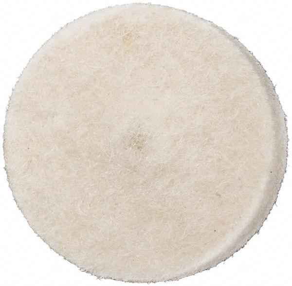 Value Collection - 1/2" Diam x 1/8" Thick Unmounted Buffing Wheel - 1 Ply, Polishing Wheel, 1/8" Arbor Hole, Medium Density - Americas Tooling