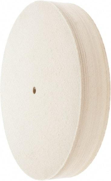 Value Collection - 12" Diam x 2" Thick Unmounted Buffing Wheel - 1 Ply, Polishing Wheel, 1/2" Arbor Hole, Medium Density - Americas Tooling