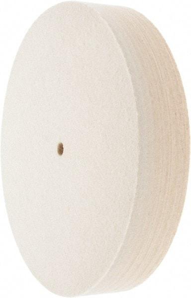 Value Collection - 10" Diam x 2" Thick Unmounted Buffing Wheel - 1 Ply, Polishing Wheel, 1/2" Arbor Hole, Soft Density - Americas Tooling