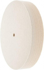 Value Collection - 10" Diam x 2" Thick Unmounted Buffing Wheel - 1 Ply, Polishing Wheel, 1/2" Arbor Hole, Soft Density - Americas Tooling