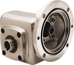 Boston Gear - 2.62 Centerline Distance, 40:1, 44 RPM Output, 1.33 Input Horsepower, 1,512 Lbs. Max Torque, Speed Reducer - Part No. SSHF72640KB5HSP23, 1-7/16" Shaft Diam, Hollow Shaft, 5/8" Bore, 5.56" High, 56C NEMA - Americas Tooling