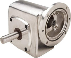 Boston Gear - 1-3/4 Centerline Distance, 20:1, 88 RPM Output, 0.97 Input Horsepower, 590 Lbs. Max Torque, Speed Reducer - Part No. SSF71820KB5GS, Single Shaft Left, 5/8" Bore, 3.81" High, 56C NEMA - Americas Tooling