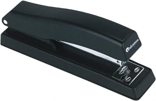 UNIVERSAL - 12 Sheet Full Strip Desktop Stapler - Black - Americas Tooling