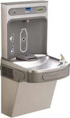 ELKAY - 8 GPH Cooling Capacity Barrier Free Wall Mounted Water Cooler & Fountain - Bottle Filling, 20 to 105 psi, 0.20 hp, Vinyl Clad Steel - Americas Tooling