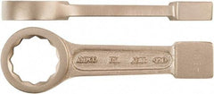 Ampco - 41mm 12 Point Striking Box Wrench - Single End, 9" OAL, Aluminum Bronze, Polished Finish - Americas Tooling