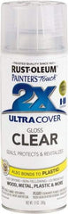 Rust-Oleum - Clear, Gloss, Enamel Spray Paint - 8 Sq Ft per Can, 12 oz Container, Use on Multipurpose - Americas Tooling