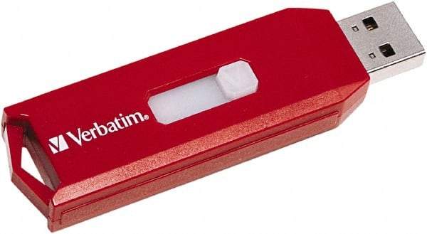 Verbatim - 8GB Red Flash Drive - Use with Windows Vista, 7 - Americas Tooling