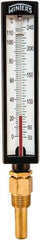 Winters - 30 to 240°F, Industrial Thermometer with Standard Thermowell - 2 Inch Immersion Length, 1.825 Inch Stem Length, 10 Inch Long, 1/2 Inch Thread - Americas Tooling