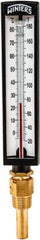 Winters - 20 to 180°F, Industrial Thermometer with Standard Thermowell - 2 Inch Immersion Length, 1.825 Inch Stem Length, 10 Inch Long, 1/2 Inch Thread - Americas Tooling