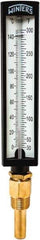 Winters - 30 to 300°F, Industrial Thermometer with Standard Thermowell - 2 Inch Immersion Length, 1.825 Inch Stem Length, 10 Inch Long, 1/2 Inch Thread - Americas Tooling