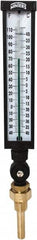 Winters - -40 to 110°F, Industrial Thermometer with Standard Thermowell - 3 Inch Immersion Length, 3-1/2 Inch Stem Length, 17 Inch Long, 3/4 Inch Thread - Americas Tooling