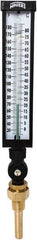 Winters - 30 to 180°F, Industrial Thermometer with Standard Thermowell - 3 Inch Immersion Length, 3-1/2 Inch Stem Length, 17 Inch Long, 3/4 Inch Thread - Americas Tooling