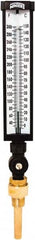 Winters - 30 to 300°F, Industrial Thermometer with Standard Thermowell - 3 Inch Immersion Length, 3-1/2 Inch Stem Length, 17 Inch Long, 3/4 Inch Thread - Americas Tooling