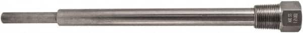 Winters - 13 Inch Overall Length, 3/4 Inch Thread, 304 Stainless Steel Thermowell - 10-1/2 Inch Insertion Length - Americas Tooling