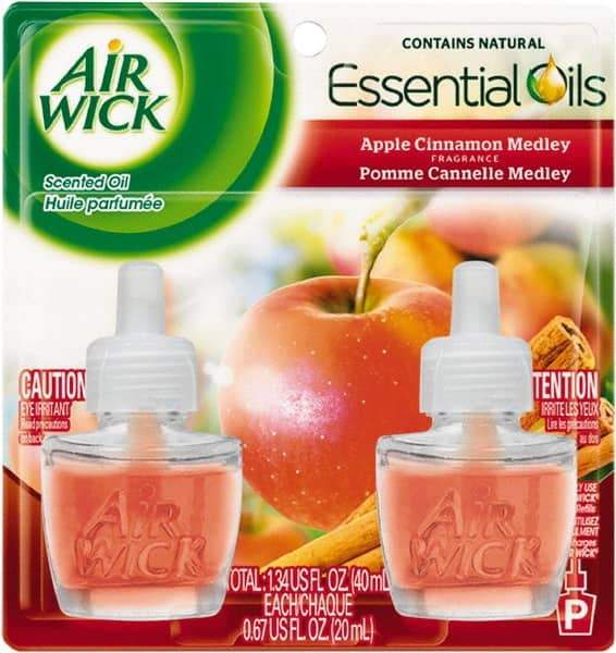 Air Wick - 0.67 oz Air Freshener Dispenser Refill - Apple Cinnamon, Compatible with Air Wick Oil Warmers - Americas Tooling