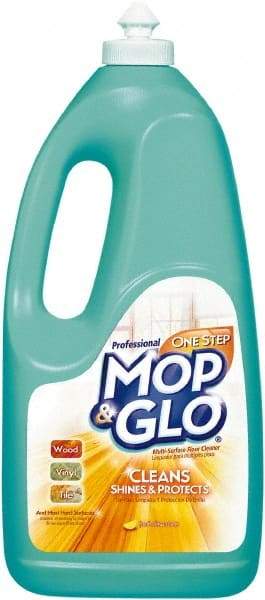 Mop&Glo - Bottle Cleaner - Use on Ceramic Tile, Laminate Surfaces, Linoleum, Quarry Tile, Cement, Concrete, Vinyl Tile, Terra Cotta, Terrazzo, Vinyl Composite Tile (VCT) - Americas Tooling