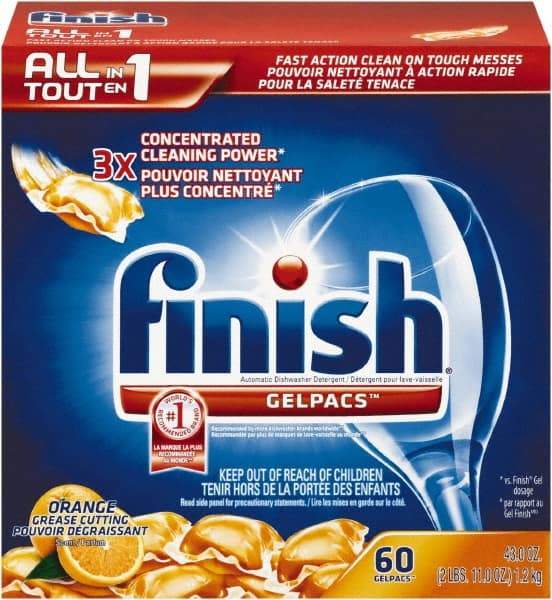 Finish - 43 oz Box Automatic Dishwashing Gel - Orange Scented - Americas Tooling