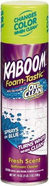 Kaboom - 19 oz Can Foam Bathroom Cleaner - Fresh Scent, Nonacidic, General Purpose Cleaner - Americas Tooling