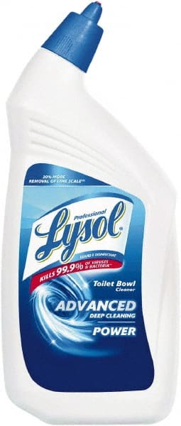 Lysol - Case of (12) 32 oz Bottles Liquid Toilet Bowl Cleaner - Exact Industrial Supply