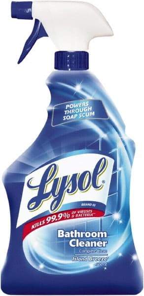 Lysol - 32 oz Spray Bottle Liquid Bathroom Cleaner - Island Breeze Scent, Disinfectant, General Purpose Cleaner - Americas Tooling