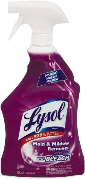 Lysol - 1 qt Spray Bottle Liquid Bathroom Cleaner - Unscented Scent, Disinfectant, Mold & Mildew Cleaner - Americas Tooling