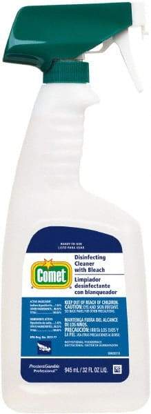 Comet USA LLC - 32 oz Spray Bottle Liquid Bathroom Cleaner - Fresh Scent, Disinfectant, General Purpose Cleaner - Americas Tooling